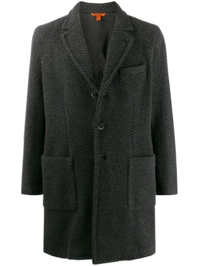 Shop Barena Venezia Single-breasted Coat In Grey