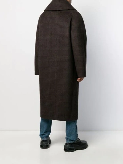 Shop Balenciaga Incognito Carcoat In Brown