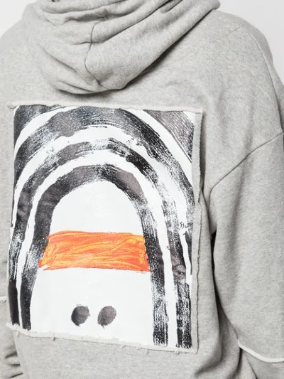 Haculla Saucing Slogan Drawstring Hoodie In Grey