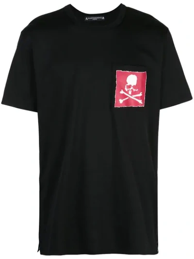Shop Mastermind Japan Skull Patch T-shirt In Black