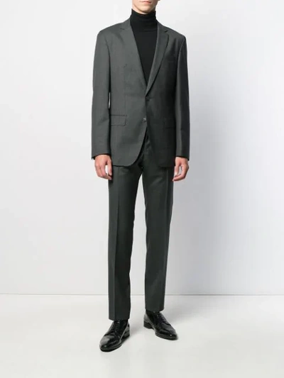 Shop Hugo Boss Helford Garder Suit In Grey