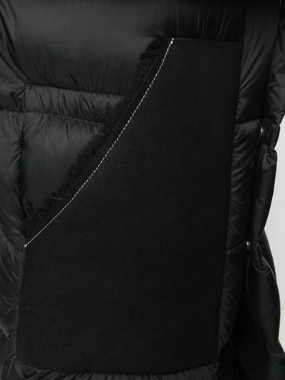 Shop Rick Owens Oversized Puffer Coat In 09 Nero