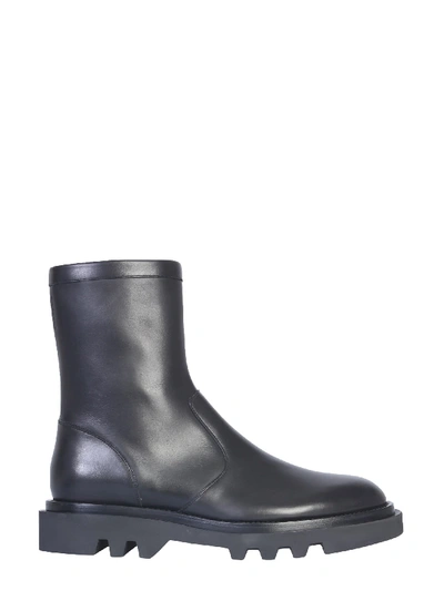 Shop Givenchy Combat Boot In Nero