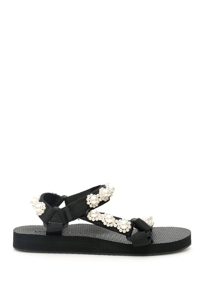 Shop Arizona Love Pearl Trekky Sandals In Pearl (white)