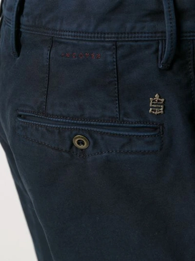 Shop Incotex Slim Fit Trousers In Blue