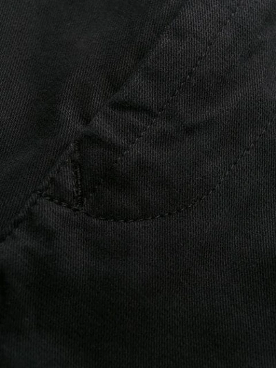 Shop Stone Island Logo Track Trousers In Black