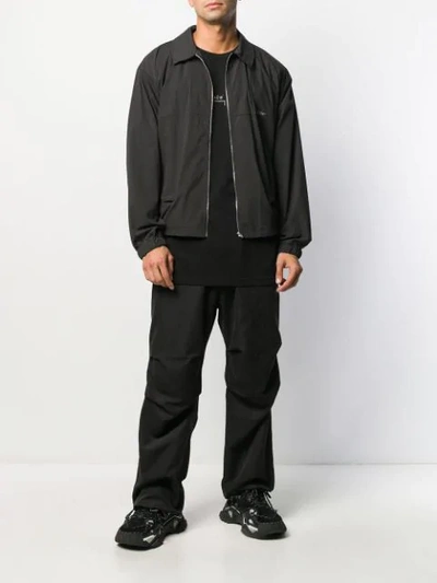 Shop Ambush Zip Coach Jacket In Black
