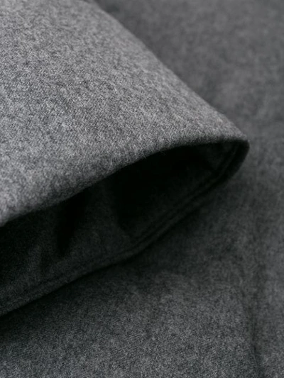 Shop Moncler High-neck Padded Jacket In Grey