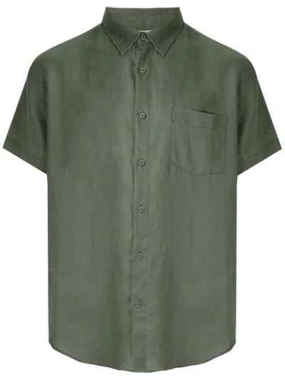 Shop Osklen Short Sleeved Shirt In Green