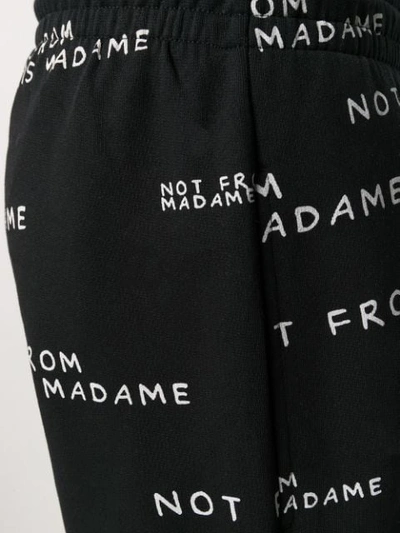 Shop Drôle De Monsieur Nfpm Printed Sweatpants In Black