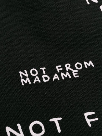 Shop Drôle De Monsieur Nfpm Printed Sweatpants In Black