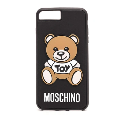 Shop Moschino Iphone Case In Black