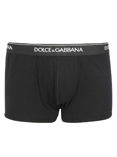 Shop Dolce & Gabbana Boxer Underwear In Nero