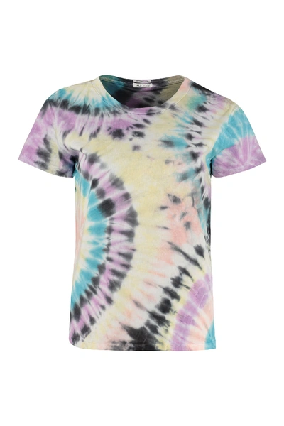 Shop Mother The Boxy Goodie Goodie Crew-neck T-shirt In Multicolor