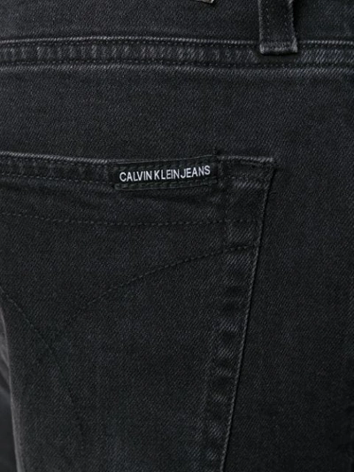 Shop Calvin Klein Jeans Est.1978 Ripped Detail Jeans In Black
