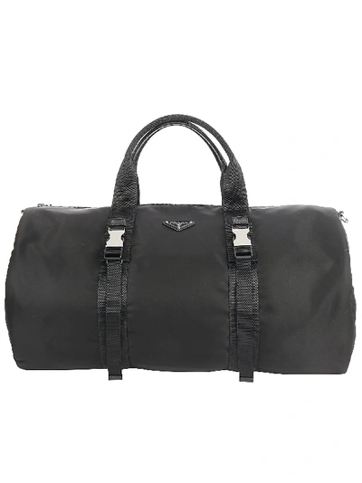 Shop Prada Travel Bag In Nero