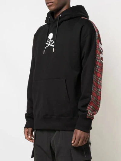 Shop Mastermind Japan Mastermind Sweatshirt (mw19s03-sw057-006) Black Tartan Check