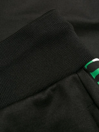 Shop Plein Sport Logo Tape Sports Jacket In Black