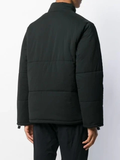 Shop A-cold-wall* Elongated-zip Padded Jacket In Black