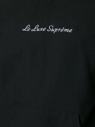 Shop Supreme Logo Hoodie In Black