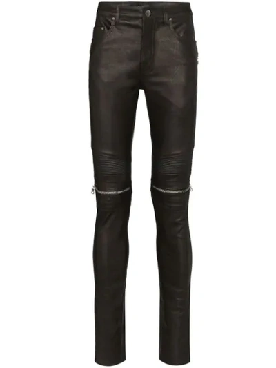 Amiri Mx2 Leather Pants In Black | ModeSens