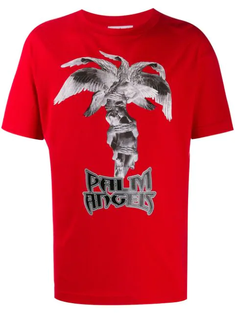 palm angels palm tree shirt