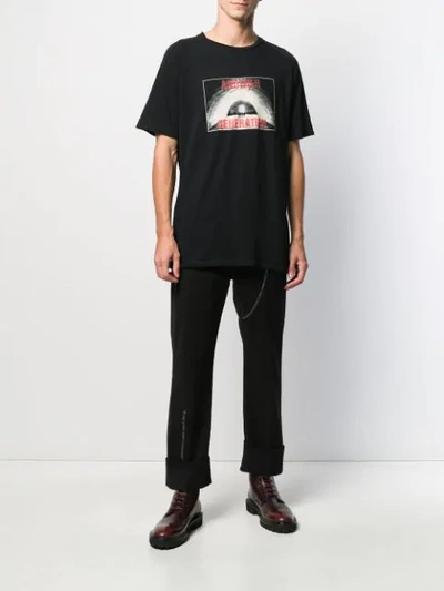 Shop Neil Barrett Another Generation T-shirt In Black