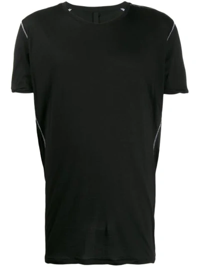 Shop Army Of Me Contrast Stitch T-shirt In Black