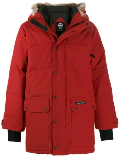 Shop Canada Goose Emory Feather Down Parka - Red