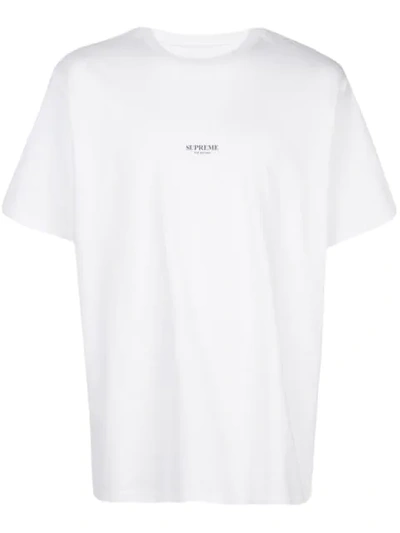 Shop Supreme Logo T-shirt In White