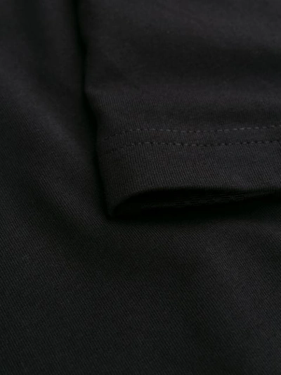 Shop Hugo Boss Logo Stripe T-shirt In Black