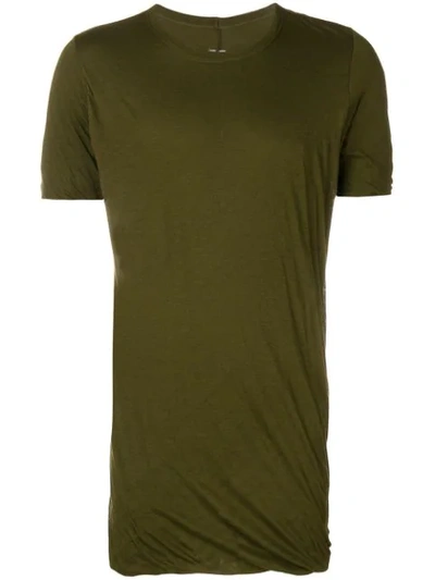 Shop Rick Owens Level T-shirt In 95 Dirty Green