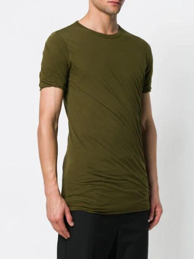 Shop Rick Owens Level T-shirt In 95 Dirty Green