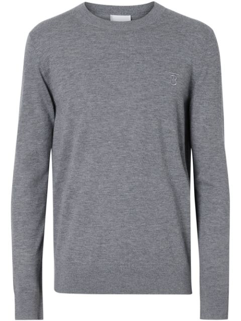 burberry sweater grey