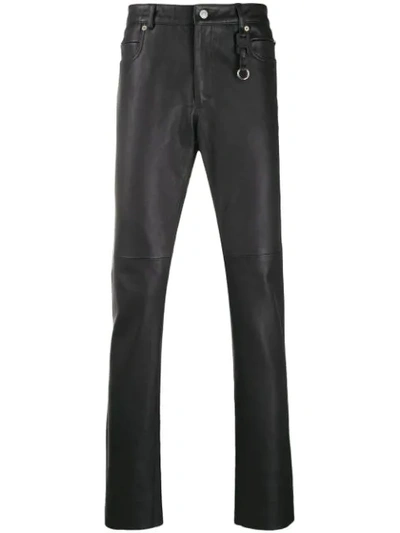 Shop Alyx Straight Fit Trousers In Black