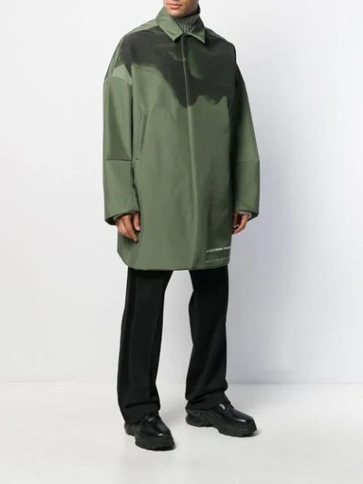 Shop Undercover A Clockwork Orange-print Coat In Green