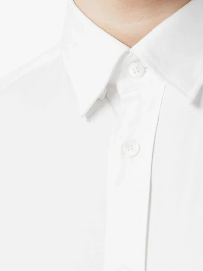 Shop Burberry Oxford Shirt In White