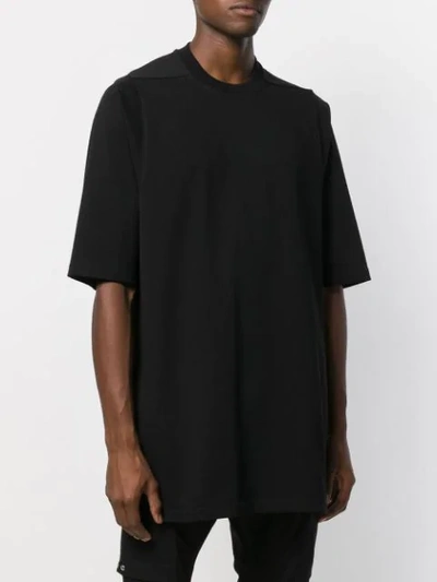Shop Rick Owens Oversized Short-sleeve T-shirt In Black