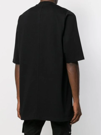 Shop Rick Owens Oversized Short-sleeve T-shirt In Black