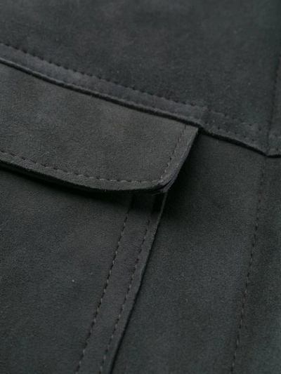 Shop Giorgio Brato Zipped Bomber Jacket In Grey
