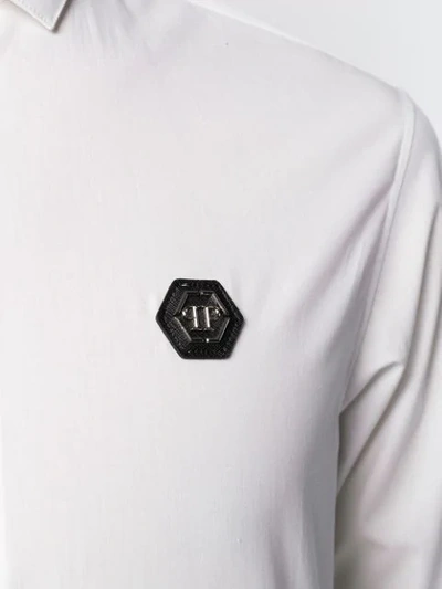 Shop Philipp Plein Loverboy Shirt In White