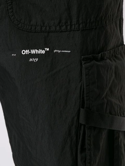 Shop Off-white Drop-crotch Trousers - Black