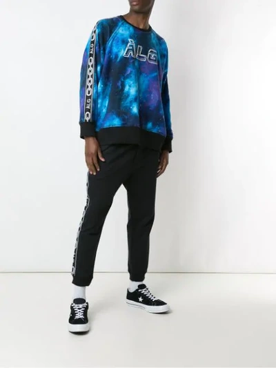 Shop Àlg Galaxy Sweatshirt  + Hering In Blue