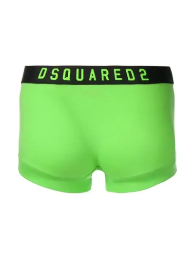 DSQUARED2 ICON四角裤 - 绿色