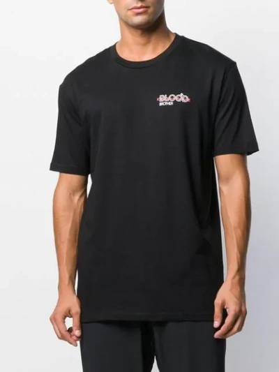 Shop Blood Brother Neptune Logo T-shirt In Black