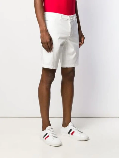 Shop Hugo Boss Bermuda Shorts In White