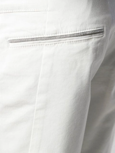 BOSS HUGO BOSS 百慕大短裤 - 白色
