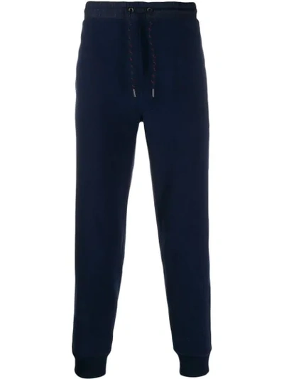 Shop Polo Ralph Lauren Drawstring Waist Trousers In Blue