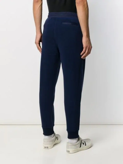 Shop Polo Ralph Lauren Drawstring Waist Trousers In Blue