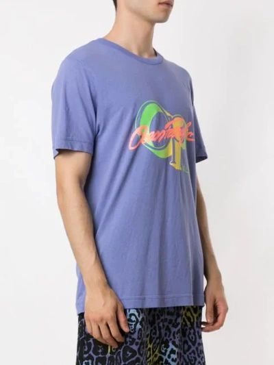 Shop Àlg Basic Reef + Op T-shirt In Purple